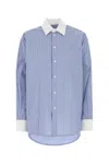 Marni Blue Striped Poplin Shirt