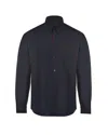Marni Cool Wool Shirt With Contrast Stitching Shirt And Blouse Black In 00b99