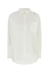 Marni Camicia In Lino Bianco Donna In Lilywhite