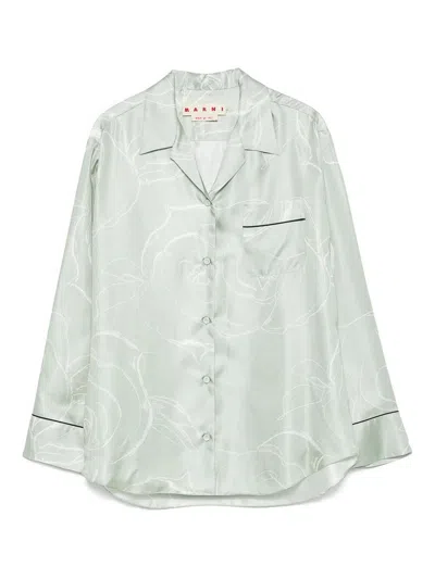 Marni Camisa - Verde In Green