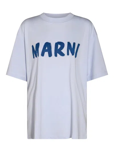 MARNI WHITE COTTON T-SHIRT