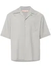 Marni Camp Collar Shirt In Grey