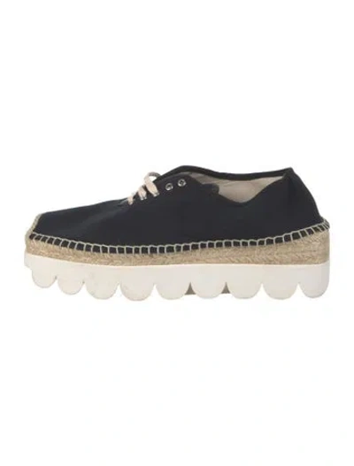 Pre-owned Marni Canvas Espadrille Sneakers In Blue
