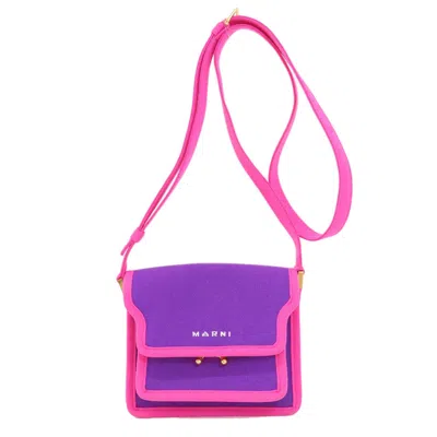 Pre-owned Marni Canvas Shoulder Bag () In Pink