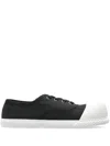 Marni Black Canvas New Wave Sneaker In 黑色