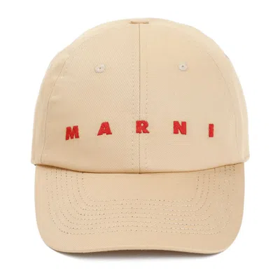 Marni Caps & Hats In Neutrals