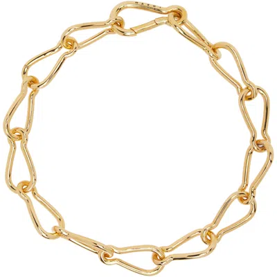 Marni Carabiner-link Chain Necklace In Yellow