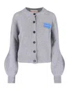 Marni Cardigan In Cashmere In Gray