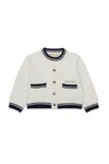 Marni Wool-blend Cardigan With Pockets In Blue