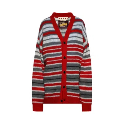Pre-owned Marni Cardigan 'neutral Grey' | Men's Size 56