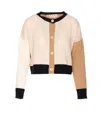 Marni Multicolor Cashmere Oversize Cardigan In Nude