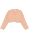 Marni Destroyed-effect Cropped Cardigan In White