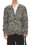 Marni Alpaca Wool-blend Cardigan In White