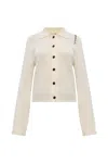 Marni Cream Cotton Cardigan In Neutral