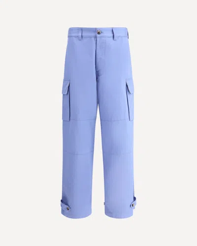 Marni Men Cargo Trousers In Blue