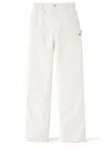 Marni Cargo Pocket Pants In White