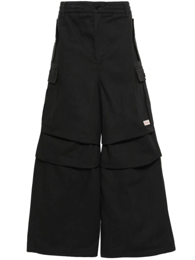 Marni Cargo Trousers In Black