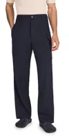 Marni Cargo Trousers Blublack In Blublack