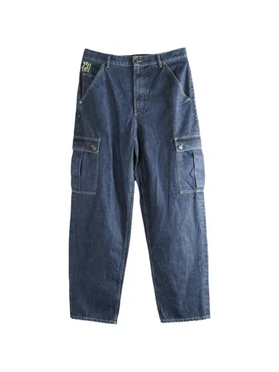 Marni Cargo Trousers In Blue
