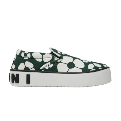 Pre-owned Marni Carhartt Wip X  Paw Sneaker 'forest Green Floral' | Men's Size 43