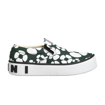 Pre-owned Marni Carhartt Wip X  Wmns Paw Sneaker 'forest Green Floral' | Women's Size 44