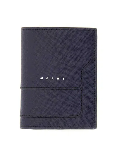 Marni Bifold Wallet In Blue