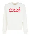 Marni Cartoon-logo Cotton Sweater In Neutral