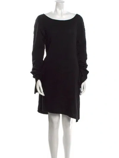 Pre-owned Marni Cashmere Bateau Neckline Sweater In Black