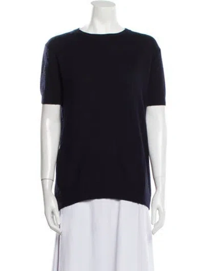 Pre-owned Marni Cashmere Bateau Neckline Sweater In Blue
