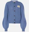 Marni Cardigan With Logo In Blue