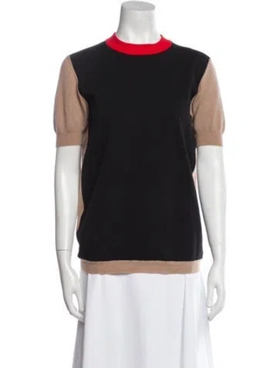 Pre-owned Marni Cashmere Colorblock Pattern Sweater In Multi