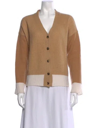 Pre-owned Marni Cashmere Colorblock Pattern Sweater In Neutral