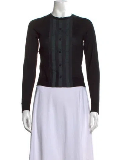 Pre-owned Marni Cashmere Crew Neck Sweater In Black
