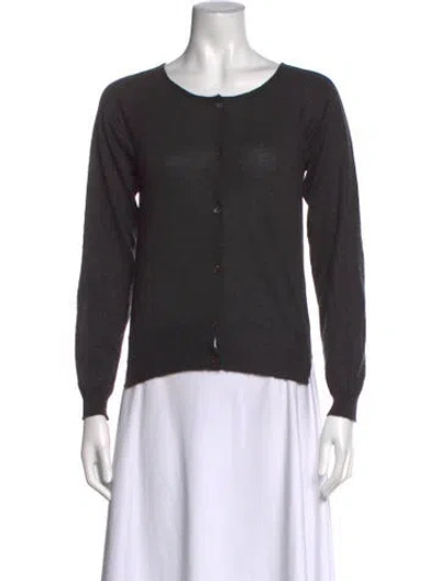 Pre-owned Marni Cashmere Crew Neck Sweater In Black