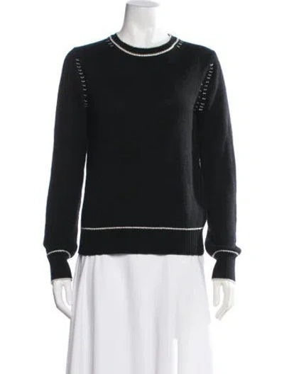Pre-owned Marni Cashmere Crew Neck Sweater In Black