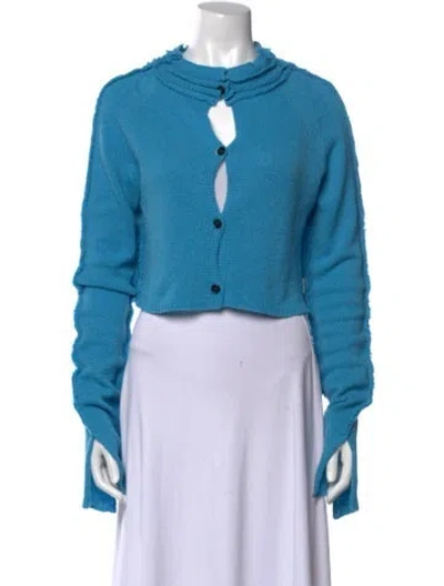 Pre-owned Marni Cashmere Crew Neck Sweater In Blue