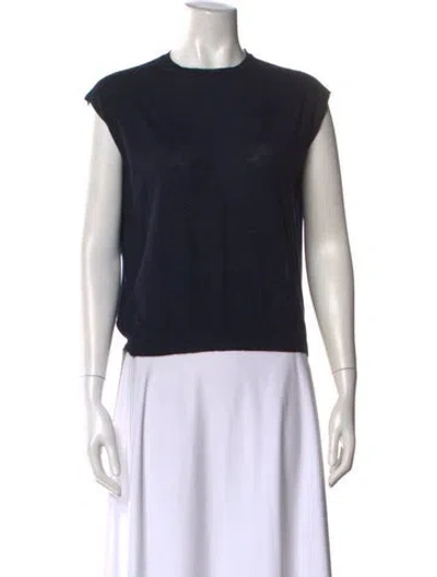 Pre-owned Marni Cashmere Crew Neck Sweater In Blue