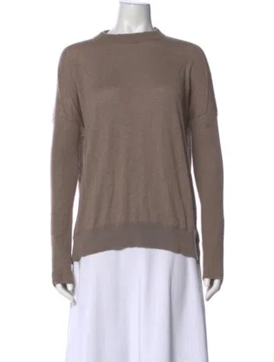 Pre-owned Marni Cashmere Crew Neck Sweater In Brown