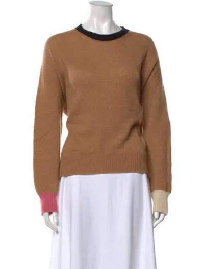 Pre-owned Marni Cashmere Crew Neck Sweater In Brown