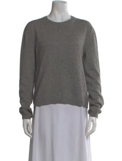 Pre-owned Marni Cashmere Crew Neck Sweater In Gray