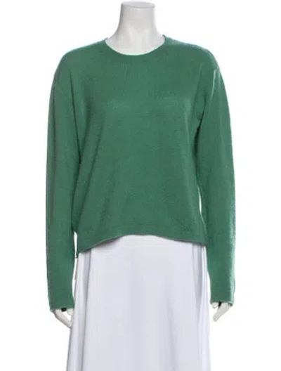 Pre-owned Marni Cashmere Crew Neck Sweater In Green