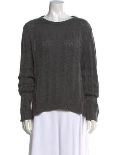 Pre-owned Marni Cashmere Crew Neck Sweater In Green