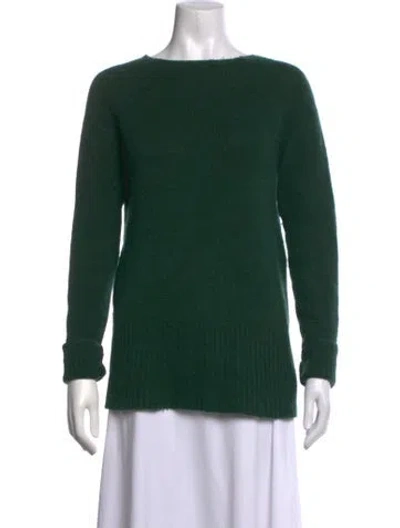 Pre-owned Marni Cashmere Crew Neck Sweater In Green