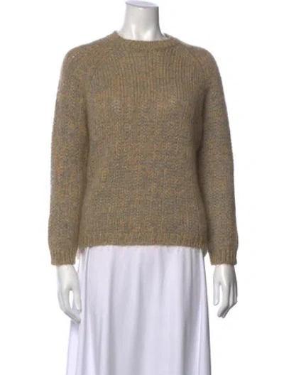 Pre-owned Marni Cashmere Crew Neck Sweater In Neutrals