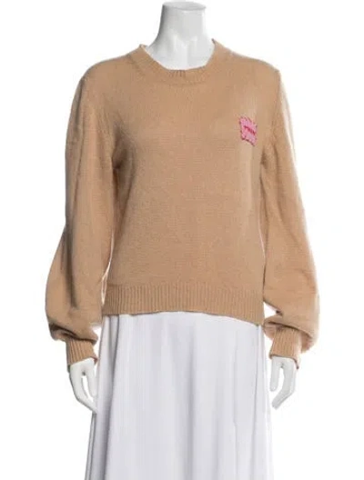 Pre-owned Marni Cashmere Crew Neck Sweater In Neutrals