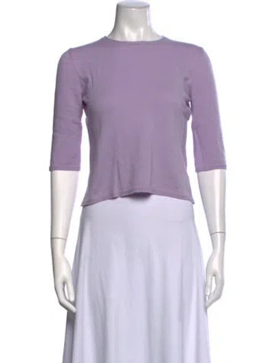 Pre-owned Marni Cashmere Crew Neck Sweater In Purple