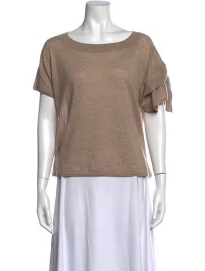 Pre-owned Marni Cashmere Crew Neck Sweater W/ Tags In Neutrals