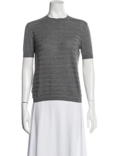 Pre-owned Marni Cashmere Crew Neck Top In Gray