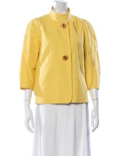 Pre-owned Marni Cashmere Jacket In Yellow
