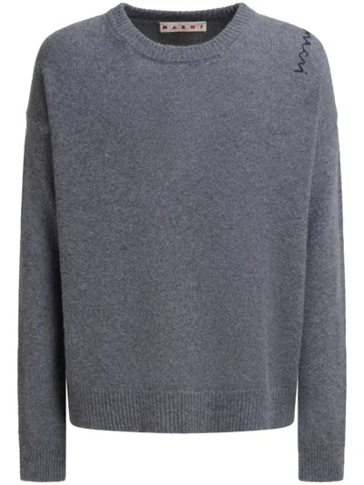 Marni Cashmere Jumper In Grey